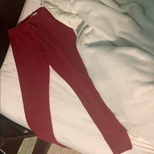 Maroon Hollister Joggers/Sweatpants